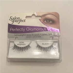 Salon Perfect NWT Perfectly Glamorous Demi Wispies False Lashes Black New Sealed